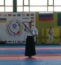 Maestro Giacomo Rinaldi, dimostrazione a Simferopol, Ucraina, Agosto 2009